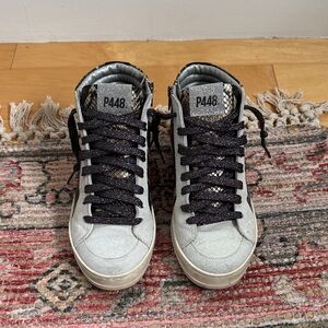 P448 High-Tops with Black and Gray Accents
